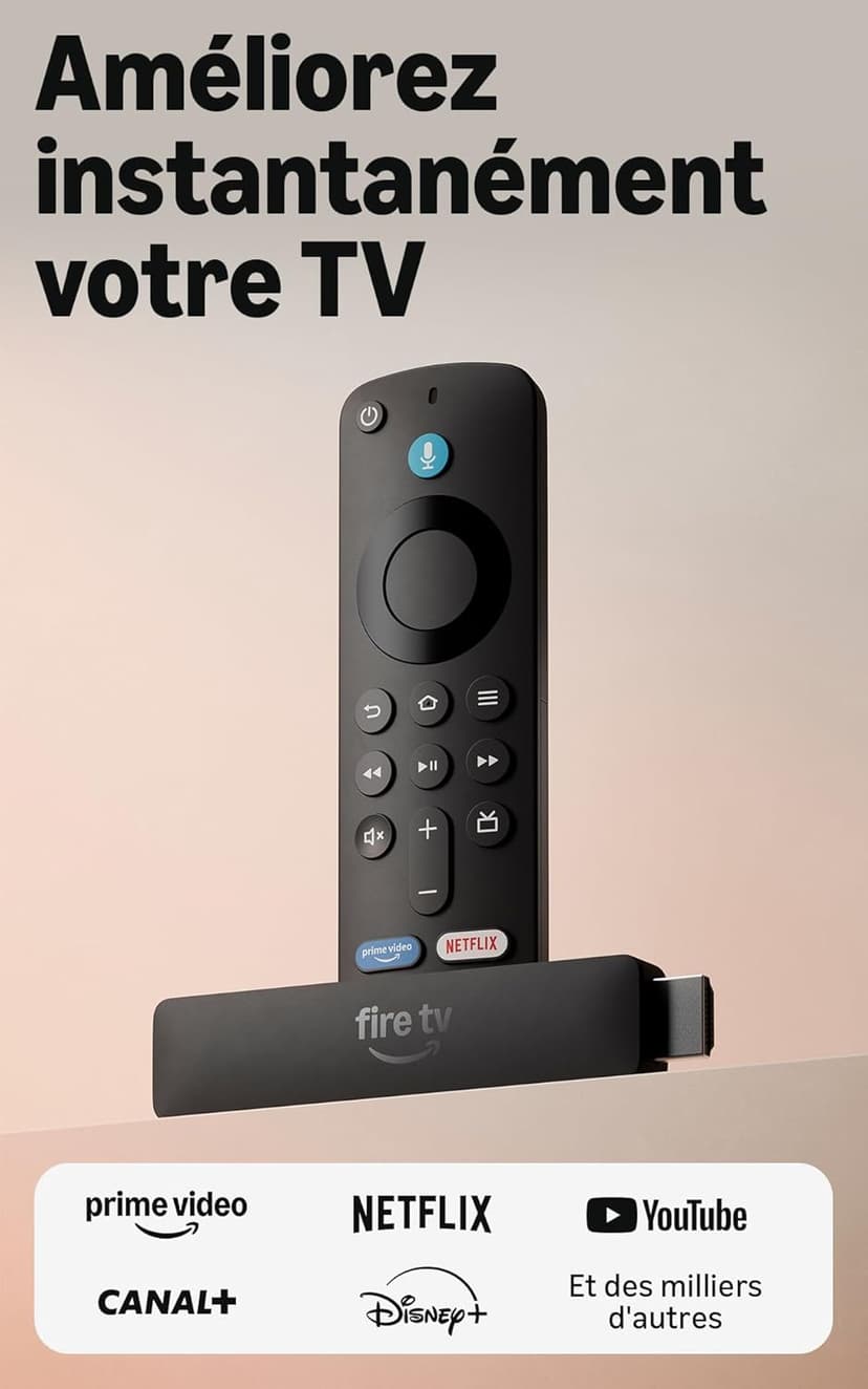 Fire TV Stick HD : le meilleur petit boîtier streaming à 64€